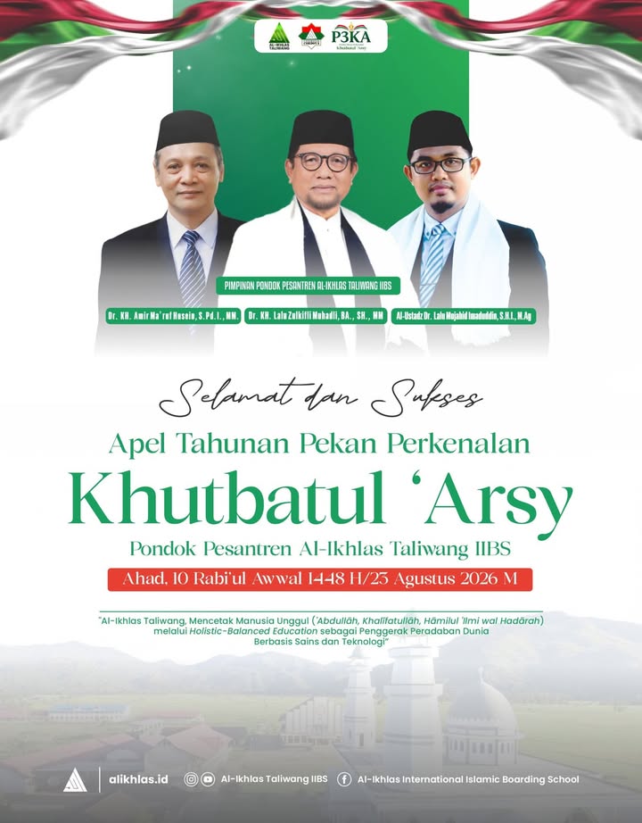 Selamat dan Sukses Khutbatul ‘Arsy 1448 H